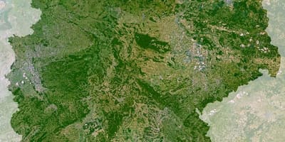Mapa de Alemania satélite