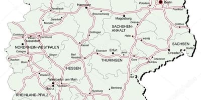 Alemania autobahn mapa