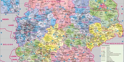 Mapa de Alemania, gran