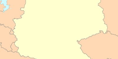 Mapa de Alemania en blanco